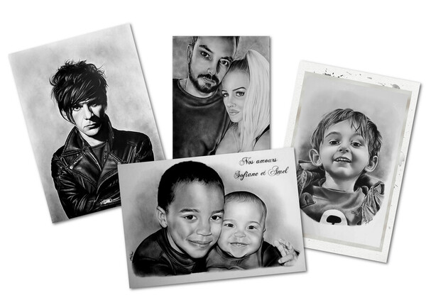 Portrait d'après photo